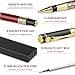Wooden Rollerball Pen 0.5 mm with 2 Refills & Gift Box High-Quality Ballpoint Pen Rollerball Pen Writing Instrument Luxury Office Gift Unique Gift for Business Office Special Occasions - 3