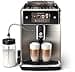 Saeco Xelsis Deluxe Fully Automatic Coffee Machine - WiFi Connectivity, 22 Coffee Specialities, Intuitive 5 Inch Touch Display, 8 User Profiles, Ceramic Grinder, Metal (SM8782/30) - 1