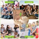 Senza sapore legnoso. 300 Posate XL in bambù ecologico. Coltello+Forchetta+Cucchiaio. Picnic, barbecue, festa, compleanno @Claudi Home - 9