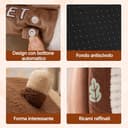 Galatée Cuccia Per Gatti, Grazioso Letto a Forma Di Grotta Per Gatti, Cuccia Morbida Per Animali Domestici, Caldo Rifugio Per Cani, Tenda Per Cani Con Cuscino Rimovibile(S, Marrone) - 4