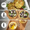 Kenwood MultiPro OneTouch FDM73.480SS, Robot da Cucina Multifunzione con 8 Accessori in Dotazione, Velocità Variabile, Bilancia Integrata, Lavabile in Lavastoviglie, 1000W, Argento - 5