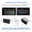 Eonon 7 Inch QLED Double Din Headunit Linux Car Stereo Wireless CarPlay Android Auto Bluetooth USB DSP Support Type-C USB Fast Charge Touchscreen MirrorLink Video In/Out AUX In with Backup Camera X3 - 6