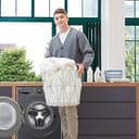 LG F4DR6009AGM - Lavadora Secadora Inteligente, 9/6kg, AI Direct Drive, 1400rpm, Carga Frontal, TurboWash 360º, Vapor Steam, Serie 600, Inox Grafito - 16