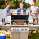 Full Size Griddle Insert for Napoleon Prestige PRO 500, Built-in Prestige 500, P500RBPSS, BIP500RBNSS-3, P500RSIBNK-3, P500, P500N Grills Accessories, Stainless Steel Griddle Plate, 26.3''L X 17.7''W - 7