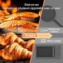 COSORI Friggitrice ad Aria 10 Litri, 7 in 1 Dual Blaze TwinFry con Doppio Cestello 5L & 5L e Separatore Rimovibile, 2800W Air Fryer WiFi con Doppia Resistenza, 35-240℃, 70 Ricette Online, Bianco - 9