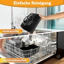 Ninja Heißluftfritteuse Zubehör,Airfryer Zubehör für Ninja Foodi Max Dual Zone Heißluftfritteuse AF400EU AF451EU AF300EU 7.6L-9.5L, Silikonform für Ninja heißluftfritteuse - 7