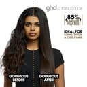 ghd Chronos Max - Wide Plate Hair Straighteners, 3X Faster Hair Styling in One Stroke for 90% More Shine, 2.5X Less Frizz Lasting 24hr, No Extreme Heat Damage, Ideal for Thick & Curly Hair, UK - White - 2