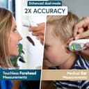 iProvèn Pro Series | Non-Touch Forehead Thermometer with Ear Function | Superior Accuracy for Adults, Kids, Babies | Premium Digital Thermometer for Adults and All Ages | Quiet Fever Alarms - 2