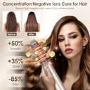 Journeyside Spazzola Ad Aria Calda 5 in 1,1000W Spazzola Asciugacapelli, Hair Air Styler Set con 3 Temperature, Spazzola Modellante Ad Aria Per Capelli Ricci, Volumizzante, Lisciante, Asciugare - 4