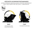 Kinderkraft I-GROW Kindersitz 0-36 kg, I-SIZE 40-150 cm, 360 grad drehbar, Kinderautositz mit Isofix station, FWF und RWF, Verstellbare Kopfstütze/Rückenlehne mit Liegeposition, Graphitschwarz - 2