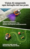 Worx Landroid Vision Cloud WR303E Robot rasaerba, senza filo perimetrale, per 300 m² (evitamento ostacoli AI, navigazione cloud VSLAM + RTK, mappatura automatica, controllo tramite App) - 4