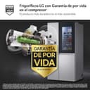 LG GSXE90MBAD - Frigorífico Side by Side, Serie 900, Instaview Door-In-Door, Clasificación D, 628 L, Acero texturizado antihuellas, - 4