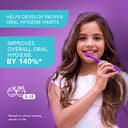 FOREO ISSA kids 5-12 Electric Sonic Toothbrush, Medical-grade Silicone + PBT Polymer Bristles, 6-months Replaceable Brush Head, 265 Uses/USB Charge, Smile Helpers, FDA Approved, 2-year Warranty - 2