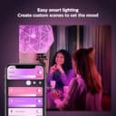 Philips Hue White and Color Ambiance, Faretto LED Smart GU10, Luce Bianca e Colorata, 350lm, Compatibile con Bluetooth, controllo vocale con Alexa, Apple Home e Google Assistant, pack da 3 - 10