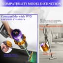 Rodillo de cepillo para Dyson V15 Detect Slim Absolute Total Clean Extra Aspiradora Roll Piezas de repuesto (V15 Cepillo con filtro) - 2