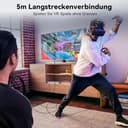 ELUTENG Link Kabel 5M Kompatibel mit Oculus/Meta Quest 3/2/Pro/Pico 4 Zubehör, 5Gbps High Speed USB 3.0 Ladekabel 18W Schnellladung USB C Datenkabel für VR Headset und Gaming PC (Grau) - 4