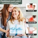 4D NackenmassagegeräT Kabellos, Elektrisches Shiatsu Massagegerät mit Wärme, 3 Massagegrade & 2 Temperaturstufen, Lindert Muskelverspannungen und Ermüdung, für Zuhause, BüRo, Reisen - 7