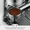 Sage - The Barista Pro - Macchina Caffè in Grani con Macinacaffè a 30 Impostazioni, Pompa a 15 Bar, Riscaldamento ThermoJet in 3 Secondi e Schiumatura Manuale del Latte - Acciaio Inox Spazzolato - 3