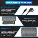 Cargador Portatil Tipo C 65W para HP Spectre X360 EliteBook x3601040 1030 830 840 860 Envy X360 Elite x2 Chomebook X360 Omnibook Pavilion ProBook Zbook USB C Ordenador Adaptador - 5