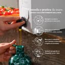 ALBORI Soave - Olio Extravergine di Oliva Italiano 5 Litri NUOVO 2025/2026 Estratto Freddo, Olio di Oliva con Olive Leccino e Peranzana Delicato per Pesce, Carne, Verdura, Box con Versatore Antispreco - 5