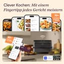 COSORI Heißluftfritteuse 2 Kammern, Dual Blaze TwinFry 10L Airfryer, mit 4 Heizrohren und flexiblen Kammern, gleichmäßige Hitzeverteilung, Temperatur bis 240 Grad C, Schwarz, TF102S - 6