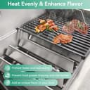 Spirit 300 Flavorizer Bar für Weber Spirit E-310 E320 E330 (2013-Current), Spirit II E-310 S-310 gbs Serie (mit vorderen Brennerknöpfen), 38,9cm Edelstahl Hitzeschild für Weber 7636 Ersatzteile - 6