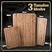 Deer & Oak Set de 3 tabla cortar cocina bambú con asas y ranuras, tabla de cortar madera pre-aceitada, tablas de cocina 33x24 28x20 22x15 cm, chopping board ecológica - 3