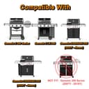 Parti di ricambio per griglia Genesis II E-310 per Weber Genesis II E310 II SE-310 II E-335 II E335 II E-315 in acciaio inox Genesis 2 parti della griglia 66795 barre aromatizzanti 66685 deflettore di - 3