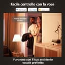 Philips Hue White Ambiance, Faretto LED Smart GU10, Luce Bianca da calda a fredda, 400lm, Compatibile con Bluetooth, controllo vocale con Alexa, Apple Home e Google Assistant, pack da 3 - 6