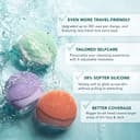 FOREO LUNA 4 go, spazzola per pulizia viso e massaggio viso rassodante, Favorisce l'assorbimento delle formule di skincare, Dispositivo da viaggio, Per tutti i tipi di pelle, Evergreen - 5