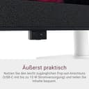 Dell 32 Plus Monitor - S3225QC, 4K UHD (3840x2160), 120Hz, QD OLED, 0.03ms, AMD FreeSync Premium Pro, HDR True Black 400, Dolby Vision, Eingebaute Lautsprecher, 3 USB-C, HDMI, 3 Jahre Garantie - 8