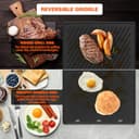 onlyfire Piastra in Ghisa per Griglie a Gas Weber Genesis II & Genesis II LX 300 Series, Piastra Reversibile - 4