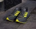 adidas Ultraboost GTX, Zapatillas de Trail Running, Negro/Amarillo, Membrana Gore-Tex, Suela Continental, Negro y amarillo., 41 1/3 EU - 2
