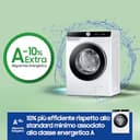 Samsung Lavatrice Slim AI Control WW90DG6G94LK/U3 Libera installazione, 9 Kg, Wifi, Ecodosatore, AI Energy Mode, Carica Frontale, Corpo: Bianco, Oblò e Pannello: Nero, 59,5l x 85h x 46,5p cm - 7