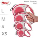 flexi® Comfort L | 8m Gurt Roll-Leine für Hunde bis 50 kg | Rot | ausziehbare Hundeleine | Gewicht 537.8 gr | Maße 13.9 x 21.3 cm - 6