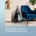 Bugaboo Dragonfly City Pushchair, Lightweight Compact Baby Stroller with One Hand Easy Fold in Any Position, Full Suspension, XL Underseat Basket, Graphite Chassis and Grey Melange Sun Canopy - 3