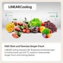 LG GSXV91MCLE, Klasse E, 635 L, Side-by-Side Kühlschrank mit InstaView, Total No Frost mit Gefrierfach, Eis - Crushed Ice & Wasserspender mit UVnano, DoorCooling+, LINEARCooling, Wi-Fi ꟷ Matte Black - 3