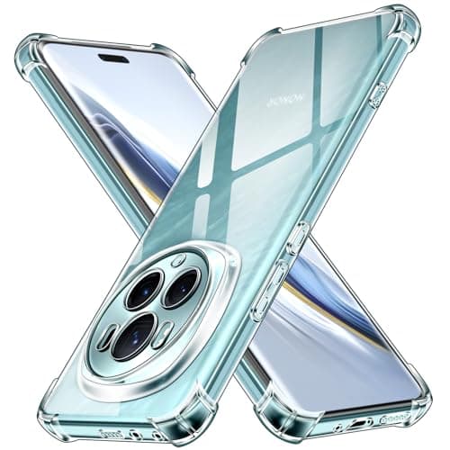 ivoler Klar Silikon Hülle für Honor Magic6 Pro/Honor Magic 6 Pro mit Stoßfest Schutzecken, Dünne Weiche Transparent Schutzhülle Flexible TPU Durchsichtige Handyhülle Kratzfest Case Cover