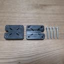 Soporte de navegación para motocicleta Garmin Zumo XT, XT2, patrón AMPS | 'Pancake' | 12 mm - 6