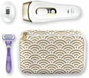 Braun IPL Silk-Expert Pro 5, depilación casera con funda, cabezal de precisión y maquinilla de afeitar Venus, alternativa a la depilación láser, regalo para mujer, blanco/dorado, PL5137 - 6