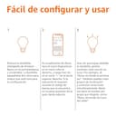 Amazon Basics Smart Bombilla led multicolor, casquillo E27, 8W (equivalente a 60W), funciona solo con Alexa, 1 paquete - 5