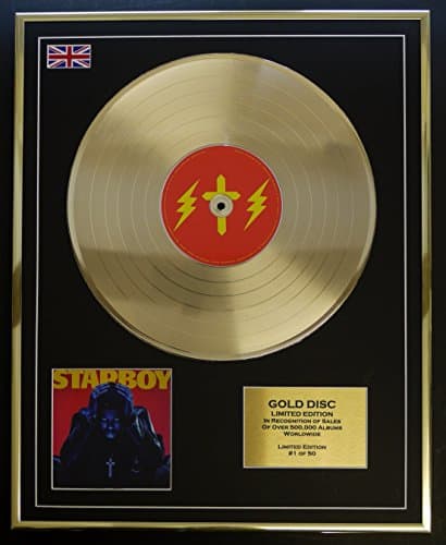 The Weeknd/CD Gold Disc Record Limited Edition/Starboy