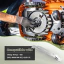 GoldOars 2 Stück Mähmesser Kompatibel mit Stihl iMOW RMI 422 422P C und Viking iMow Ml4 Series, 20cm Rasenmäher Messerklinge für Mähroboter - 4