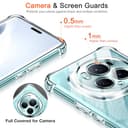 ivoler Klar Silikon Hülle für Honor Magic6 Pro/Honor Magic 6 Pro mit Stoßfest Schutzecken, Dünne Weiche Transparent Schutzhülle Flexible TPU Durchsichtige Handyhülle Kratzfest Case Cover - 3