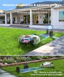 YARDCARE M800Plus Robot Tagliaerba Senza Filo Perimetrale, Posizionamento GPS + 3D Visione, Robot Tosaerba, Modalità di Taglio a U,800 m²,Ricarica Automatica, App, Rilevamento di 150 Ostacoli - 7