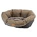 Ferplast Cuscino per Cuccia Cane SOFA' TWEED 8, Materassino Cuscino Imbottito per Lettino per Cani da Interno, Ricambio per Cesta in Plastica Cani, Lavabile, 85 x 62 x h 28,5 cm, Marrone - 1