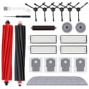 Feilifan 24 PCS Accessories Kit for Roborock S8 MaxV Ultra/ S8 Max Ultra Robot Vacuum Cleaner, Replacement Parts Main Brush, Side Brush, Washable Filter, Mop Cloths, Dust Bags - 1