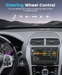 Rimoody Wireless CarPlay Double Din Car Radio, 7 Inch HD Capacitive Touchscreen with Wireless Android Auto, Mirror Link, Bluetooth 5.3, SWC, USB/TF/AUX, EQ, UI Remote Control + HD Backup Camera - 4