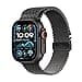 Apple Watch Ultra 2 GPS + Cellular 49mm Smartwatch, Sports Watch with Black Rugged Titanium Case with Black Milanese Loop - M. Fitness Tracker, Precision GPS, Extra-Long Battery Life, Carbon Neutral - 1