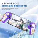 Custodia protettiva in silicone per PlayStation Portal, custodia protettiva antiscivolo per controller ergonomica, con 2 tappi per impugnatura per pollice, accessori da gioco PS Portal (blu) - 4